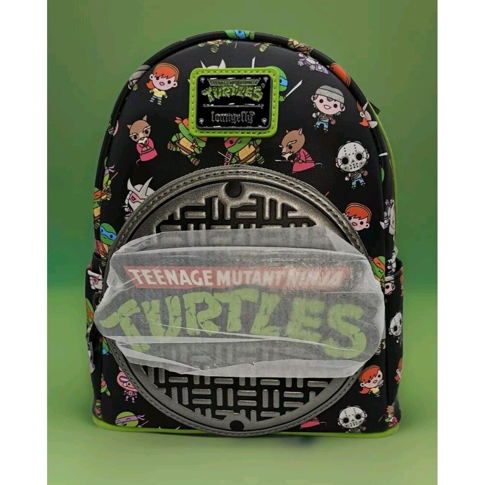 Teenage Mutant Ninja Turtles Cap AOP Unisex Double Strap Shoulder Bag & Poster